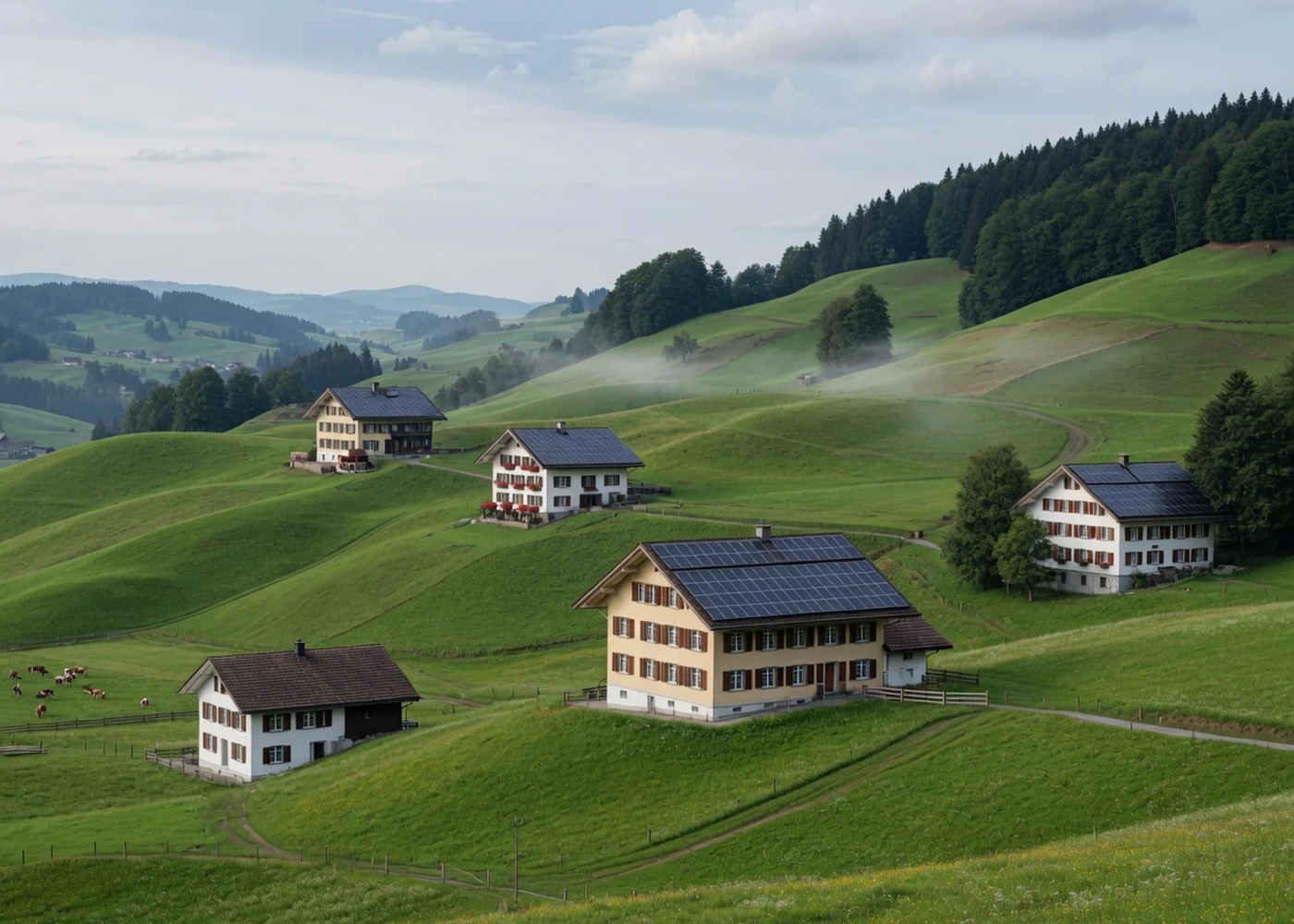 Regionale Solarenergie als Symbolbild für den Kanton Appenzell Ausserrhoden
