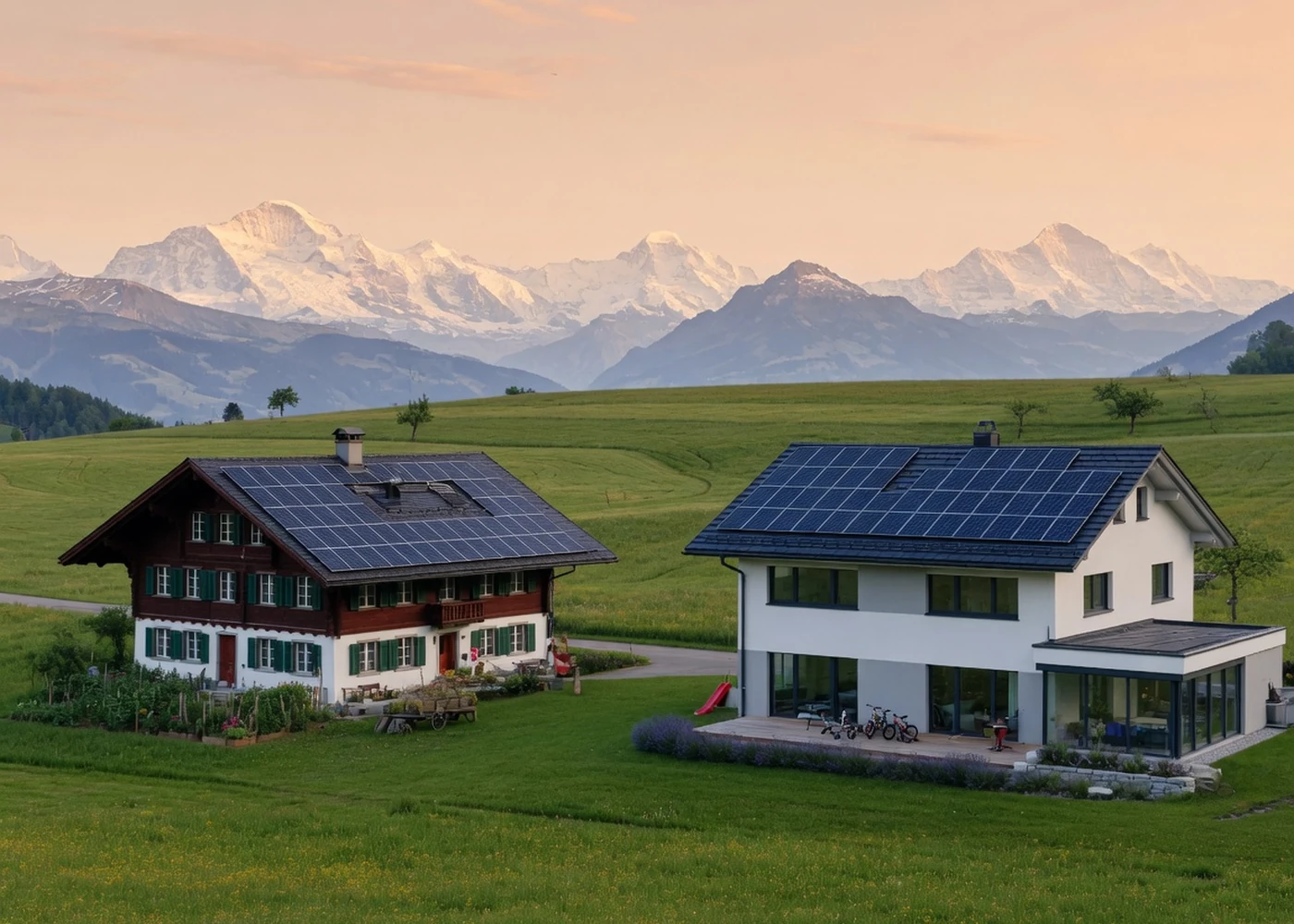 Regionale Solarenergie als Symbolbild für den Kanton Bern
