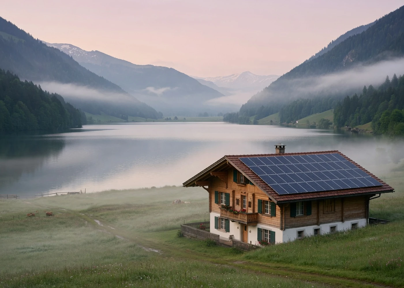 Regionale Solarenergie als Symbolbild für den Kanton Obwalden