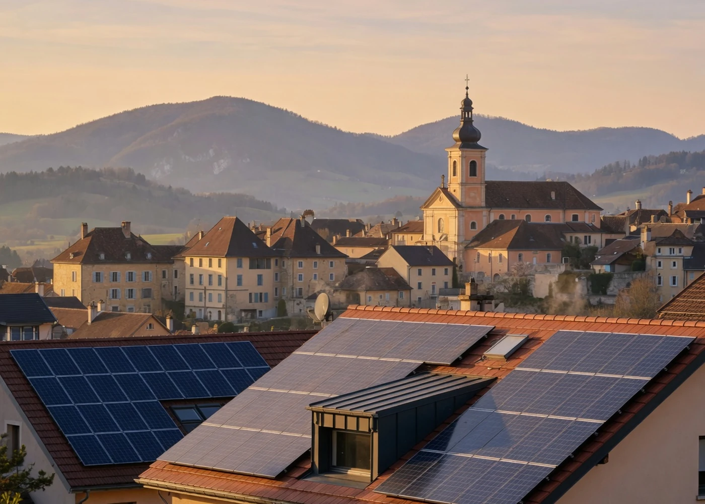 Regionale Solarenergie als Symbolbild für den Kanton Solothurn