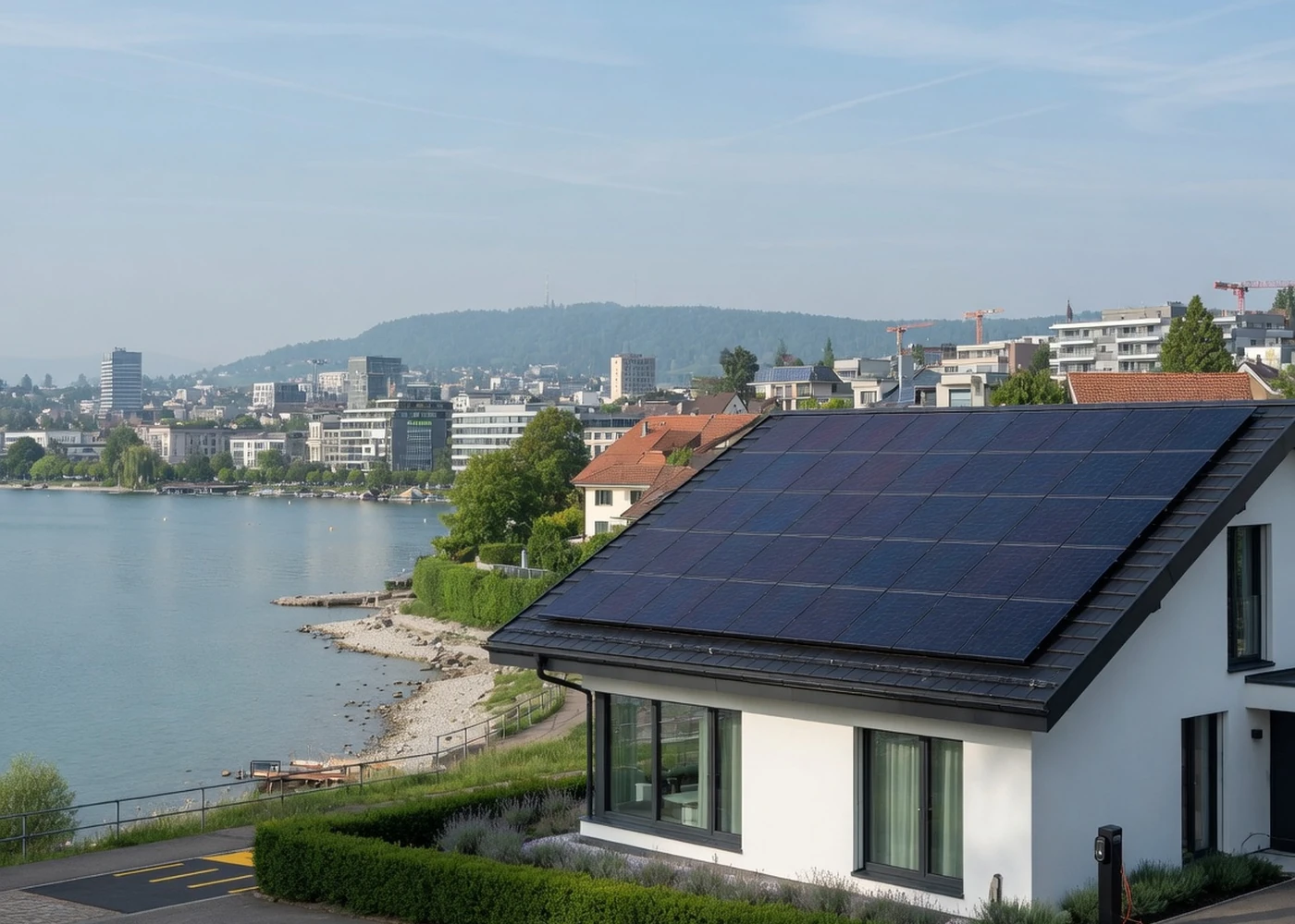 Regionale Solarenergie als Symbolbild für den Kanton Zürich